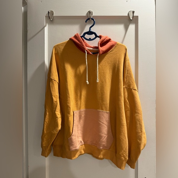 Mollusk California Tops - Mollusk Orange Multicolor Hoodie